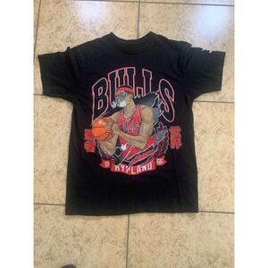 Hypland x‎ NBA Bulls Cyborg Black T-Shirt